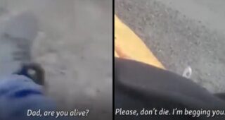 Video: Uznemirujuće: Sin snimio ubistvo oca u Ukrajini; “Tata, molim te nemoj da umreš!”