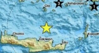 I GRČKU POGODIO JAK ZEMLJOTRES: Epicentar na ostrvu Krit, 4,9 stepeni po Rihteru