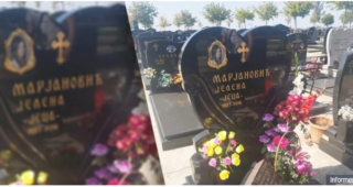 Misteriozna posjeta na grobu Jelene Marjanović: Sviježi irisi i gerberi u korpici